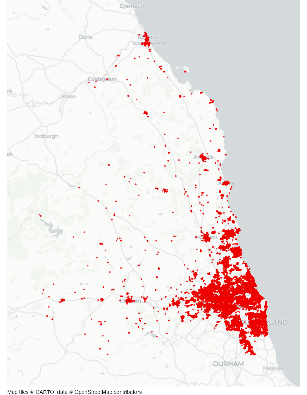 Anti-social behaviour in Northumbria