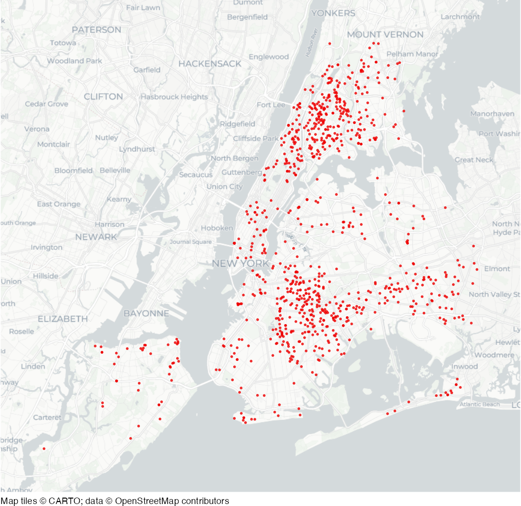 Homicides in New York City, 2016 to 2018